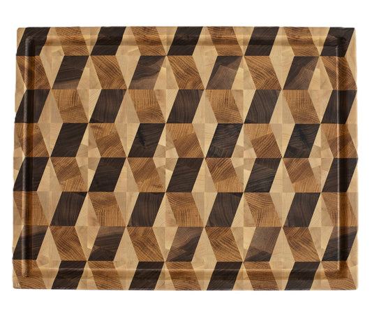 Skærebræt i træ - 3D