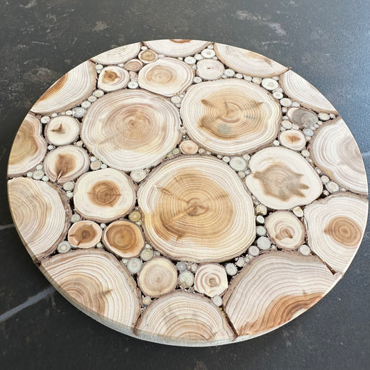 Bordskåner i enebærtræ | rund