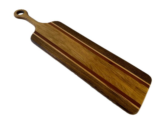 Langt tapasbræt med håndtag