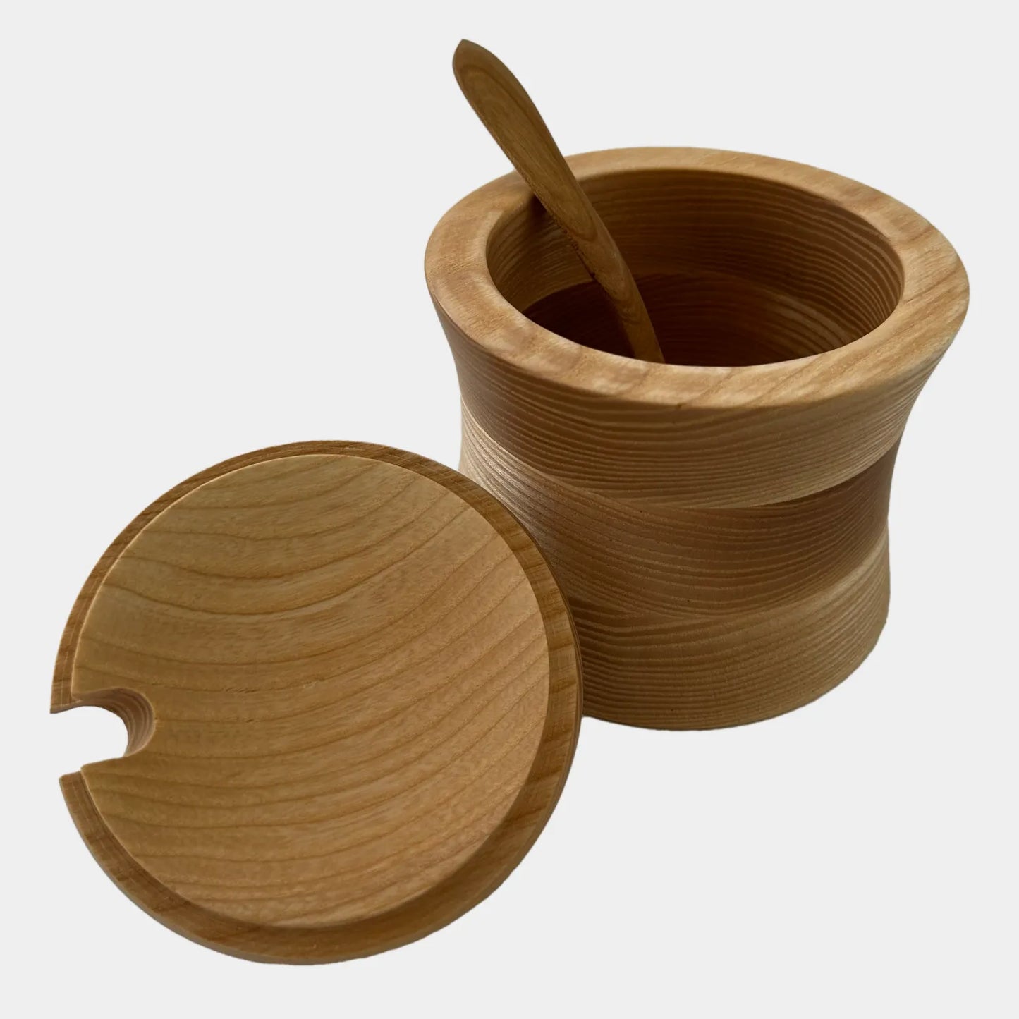 Sukkerskål med låg og ske