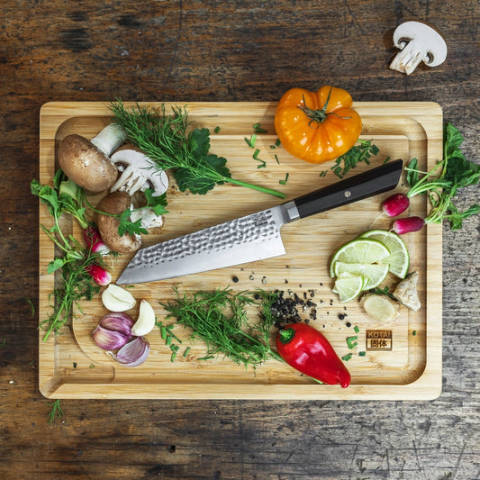Japansk køkkenkniv | Santoku | Bunka