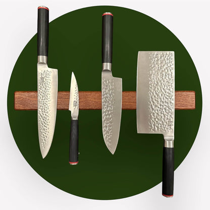 Knivmagnet i træ (Mahogni)
