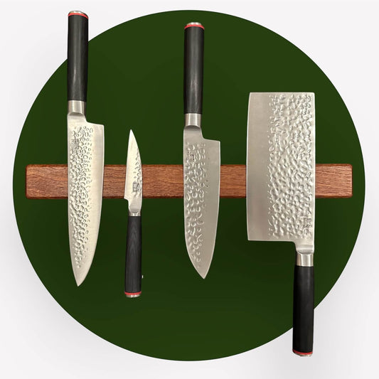 Knivmagnet i træ (Mahogni)